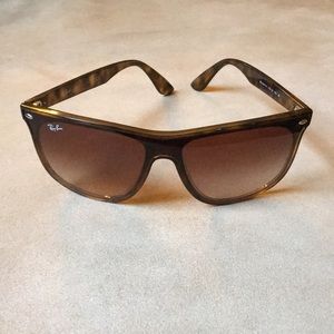 Ray Ban Blaze Gradient Tortoise Sunglasses